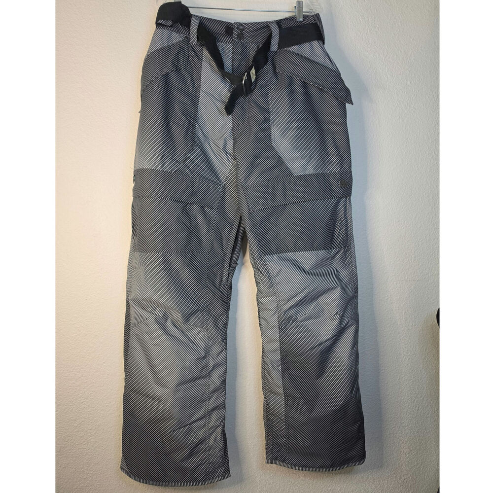 Women's Vintage Optical Illusion Snow Ski Boarding Pants, 1990s or Y2K Winter